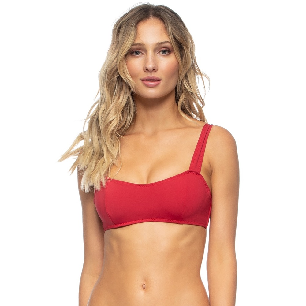 Tavik vivien orange bikini top